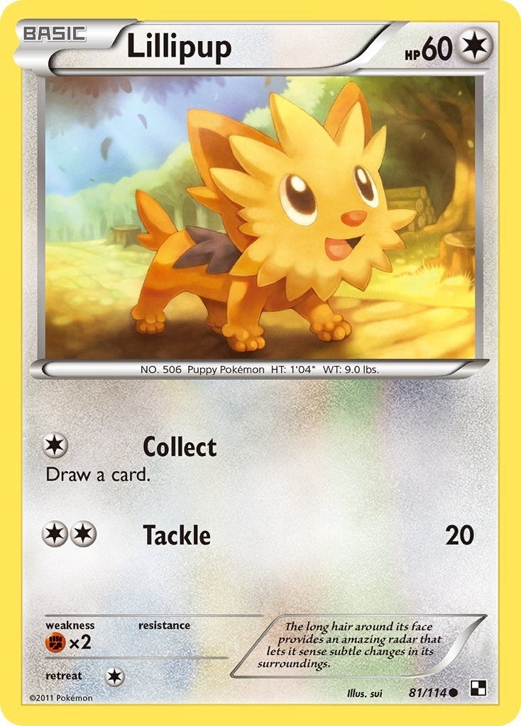 Image for Lillipup (81) (81/114) - Pokemon