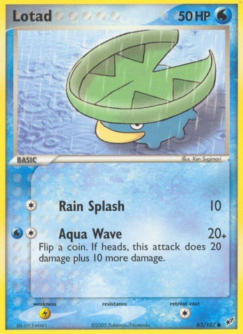 Image for Lotad (63/107) - Pokemon