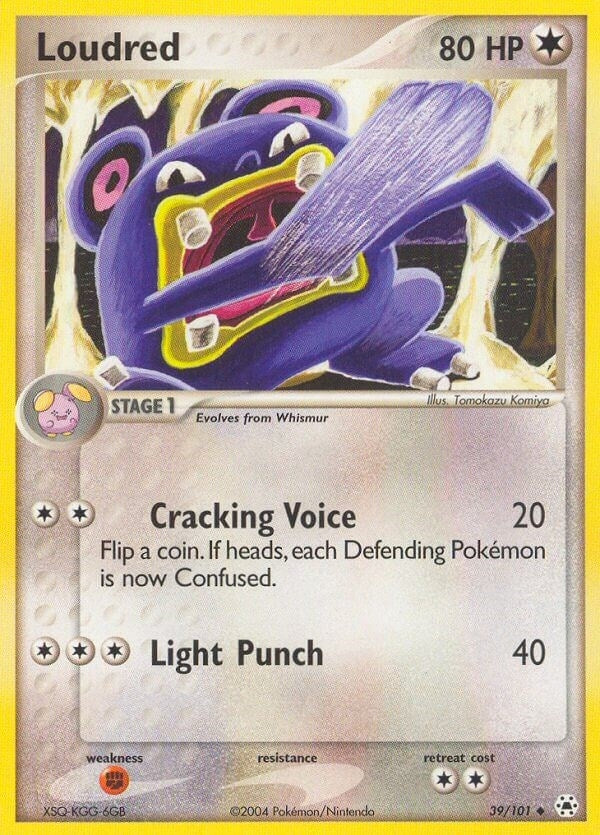 Loudred (39/101) (EX Hidden Legends) Pokemon