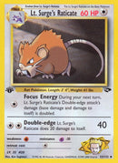 Image for Lt. Surge's Raticate (053/132) (Gym Challenge) - Pokemon