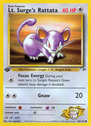 Lt. Surge's Rattata (082/132) (Gym Heroes) Pokemon