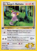 Image for Lt. Surge's Rattata (085/132) (Gym Challenge) - Pokemon