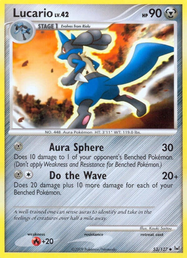 Image for Lucario (53/127) (Platinum) (PL) - Pokemon