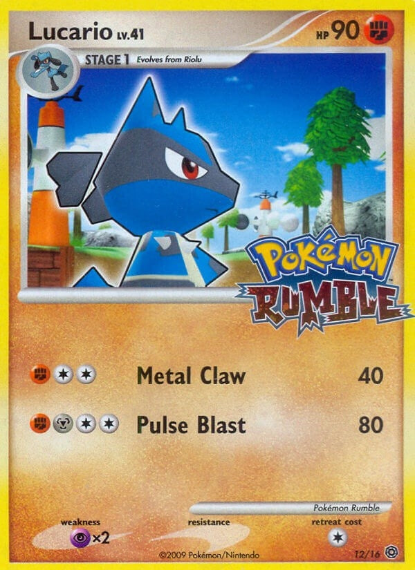 Image for Lucario (12) (Rumble) (RUM) - Pokemon
