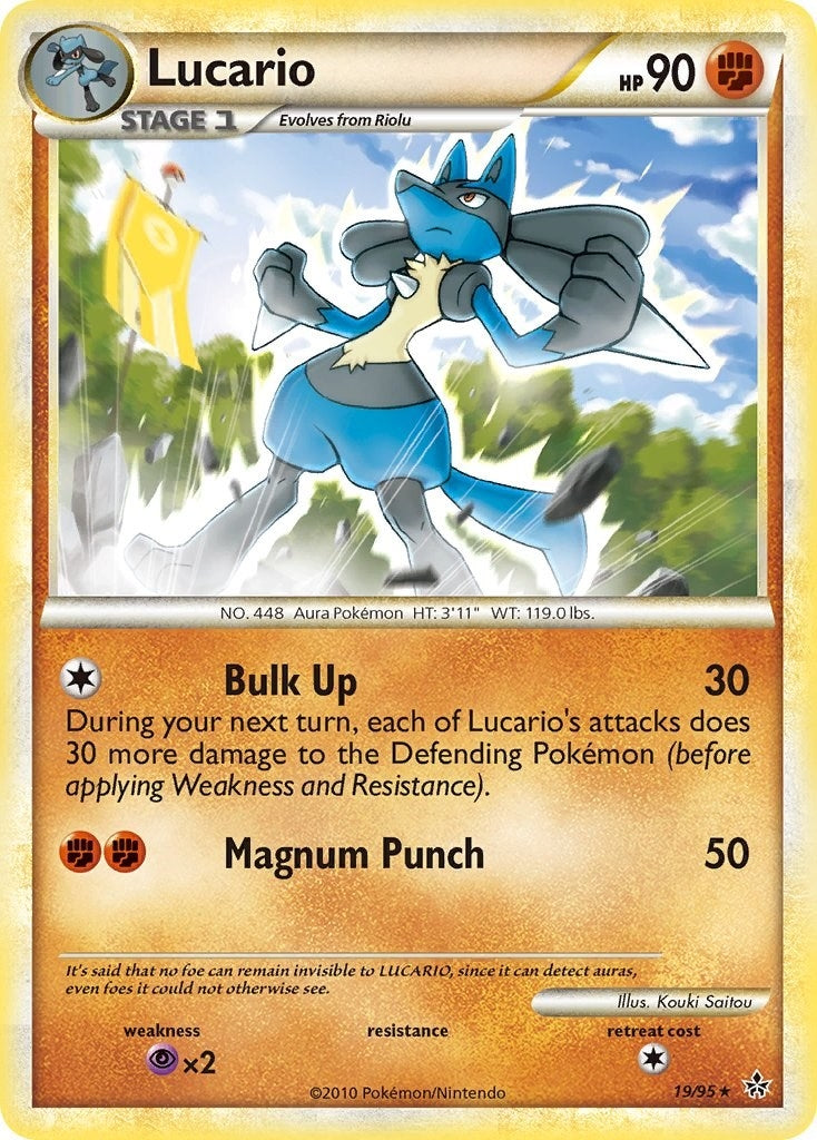 Image for Lucario (19/95) (Unleashed) (UL) - Pokemon