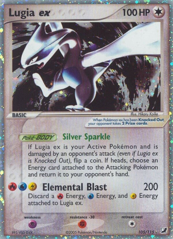Lugia ex (105/115) (Unseen Forces) Pokemon