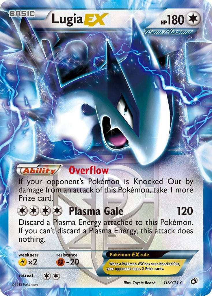 Image for Lugia EX (Team Plasma) (102/113) (Legendary Treasures) (LTR) - Pokemon