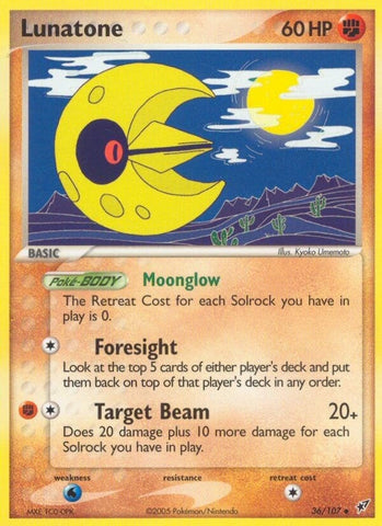 Image for Lunatone (36/107) - Pokemon