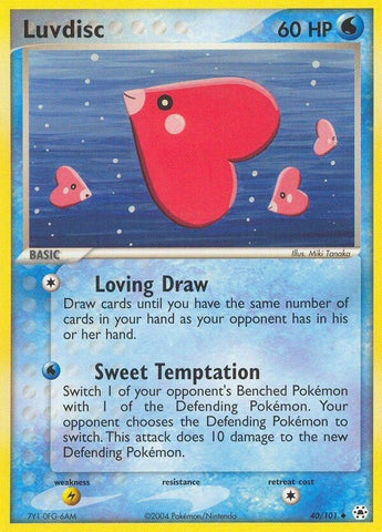 Luvdisc (40/101) (Hidden Legends) Pokemon