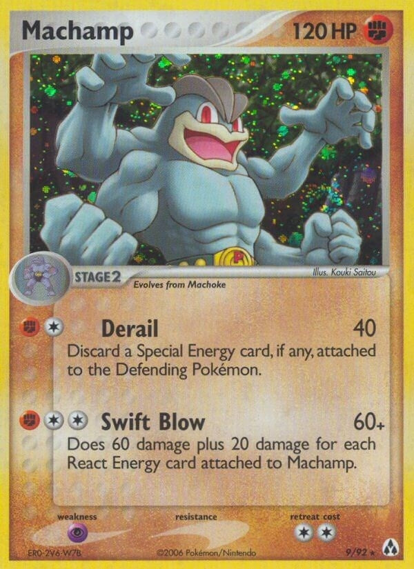 Machamp (9/92) (Legend Maker) (LM) Pokemon