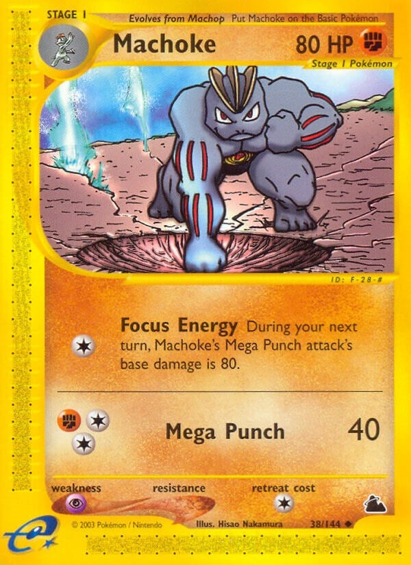Machoke (038/144) (Skyridge) Pokemon