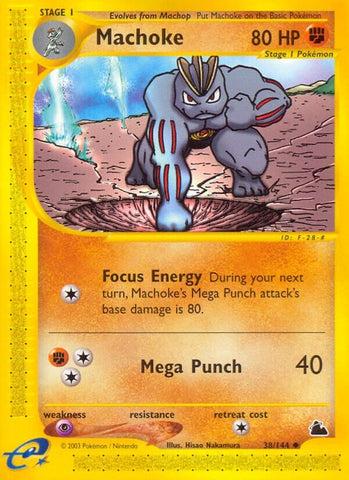 Machoke (038/144) (Skyridge) Pokemon