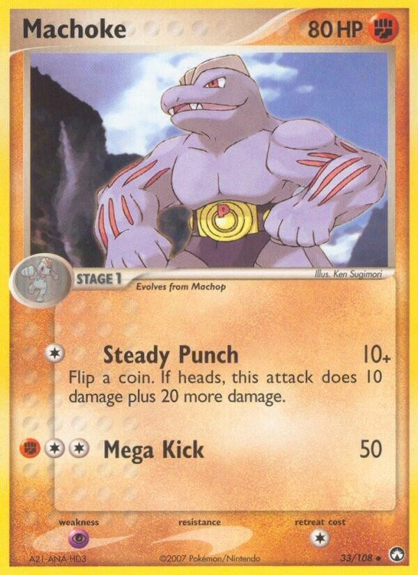 Image for Machoke (33/108) (EX Power Keepers) (PK) - Pokemon
