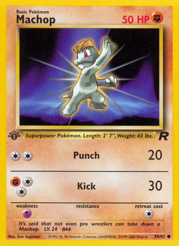 Machop (59/82) (Team Rocket) Pokemon