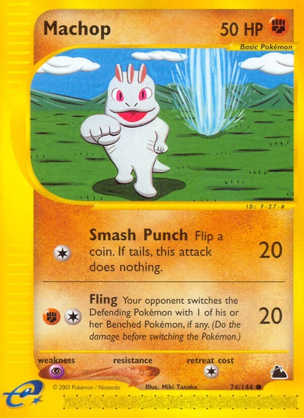 Machop (074/144) (Skyridge) Pokemon
