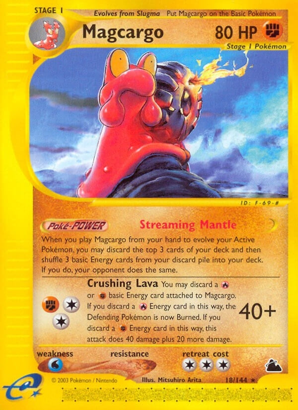 Magcargo (18) (018/144) (Skyridge) Pokemon