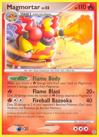Image for Magmortar (31/132) (Secret Wonders) - Pokemon