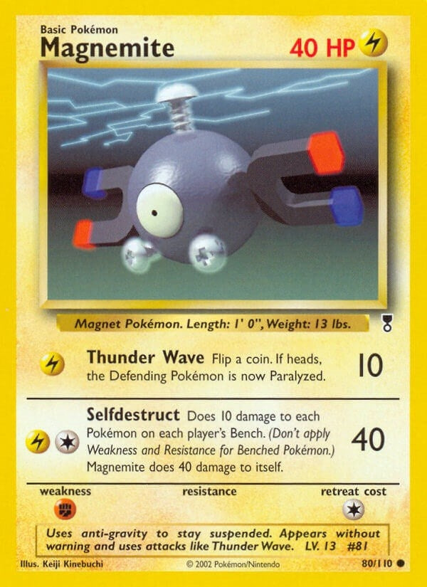 Magnemite (080/110) (Legendary Collection) Pokemon