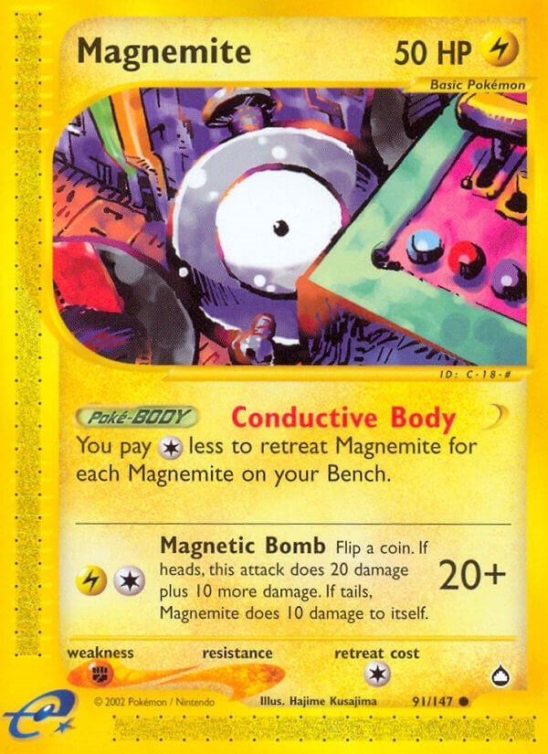 Image for Magnemite (91) (091/147) - Pokemon