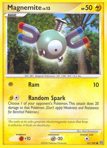 Image for Magnemite (67) (67/100) (Stormfront) - Pokemon