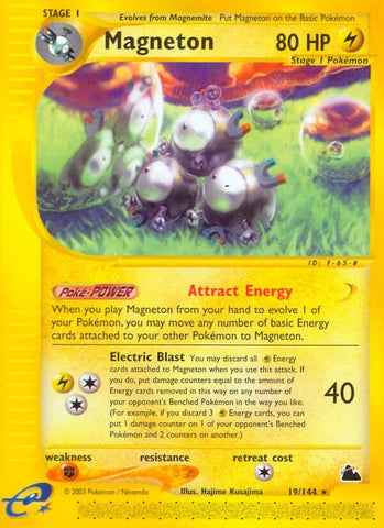 Magneton (19) (019/144) (Skyridge) Pokemon