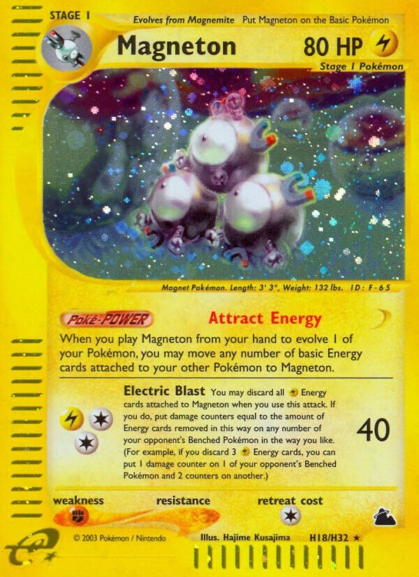 Magneton (H18) (H18/H32) (Skyridge) Pokemon
