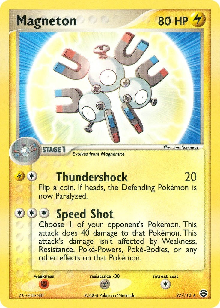 Magneton (27/112) (FireRed & LeafGreen) (RG) Pokemon