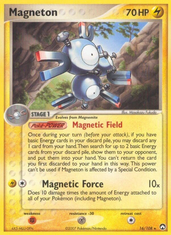 Magneton (16/108) (EX Power Keepers) Pokemon
