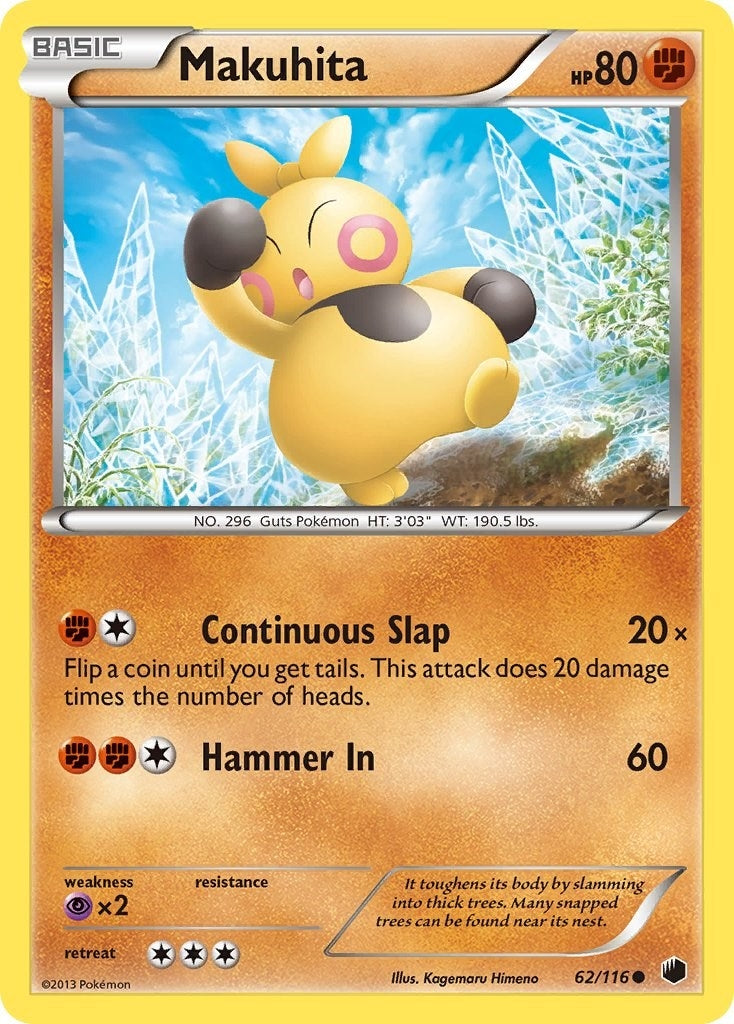 Image for Makuhita (62/116) (Plasma Freeze) (PLF) - Pokemon