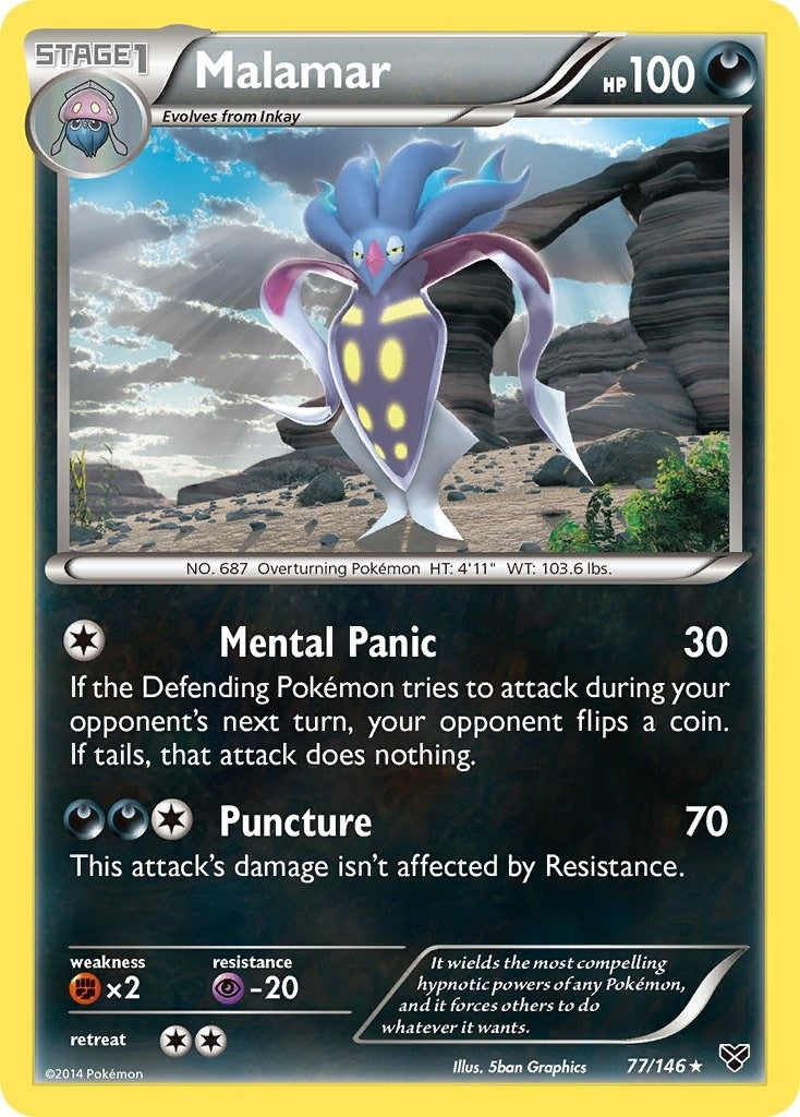 Image for Malamar (77) (77/146) (XY Base Set) - Pokemon
