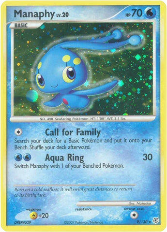 Manaphy (9/130) (Diamond and Pearl) Pokemon