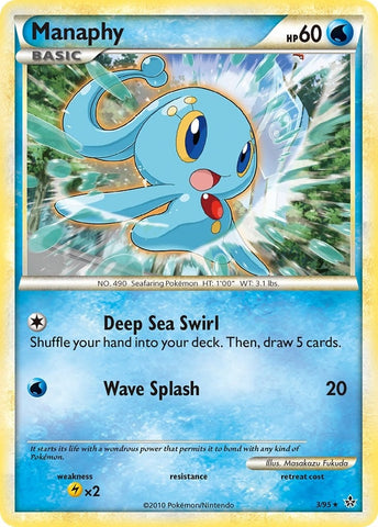 Image for Manaphy (3/95) (Unleashed) - Pokemon