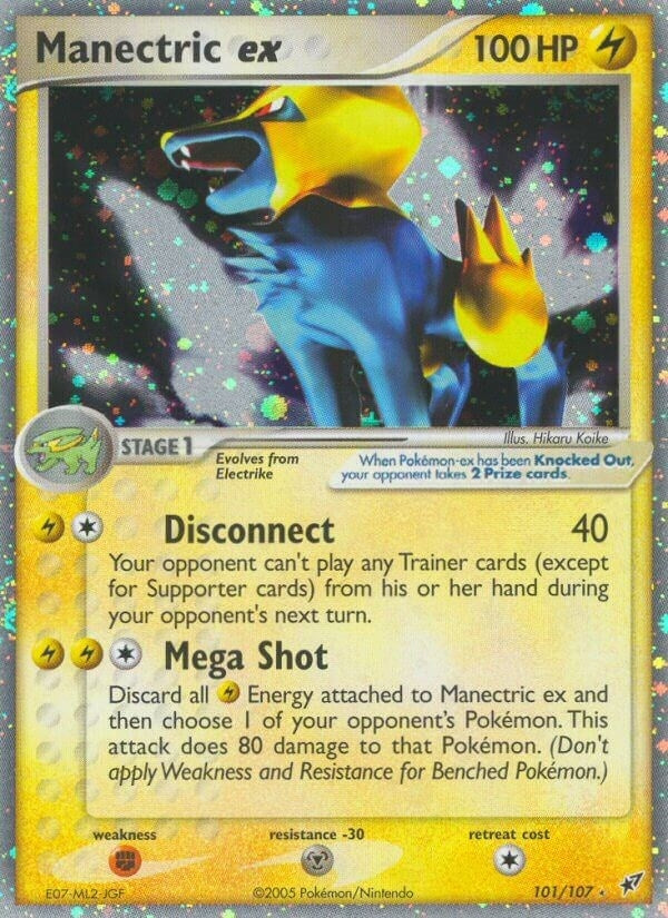 Image for Manectric ex (101/107) - Pokemon
