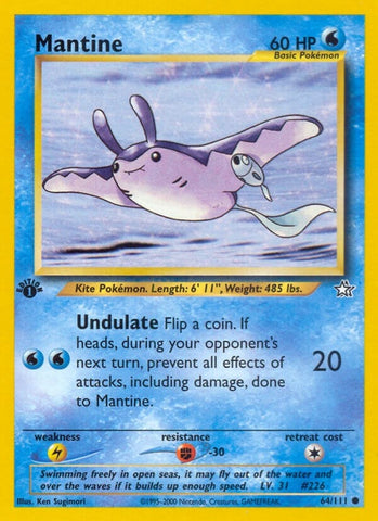 Image for Mantine (064/111) (Neo Genesis) - Pokemon