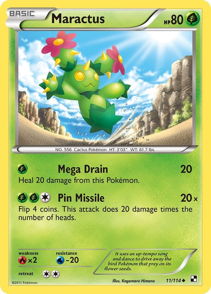 Image for Maractus (11) (11/114) - Pokemon