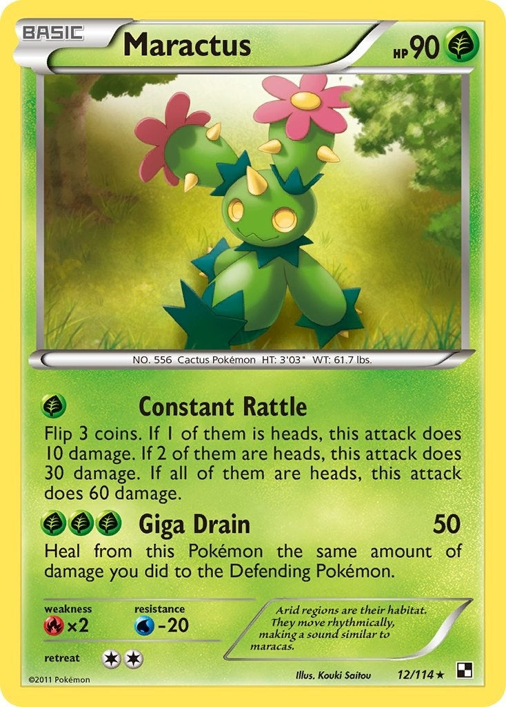 Image for Maractus (12) (12/114) - Pokemon