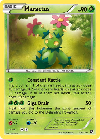 Image for Maractus (12) (12/114) - Pokemon
