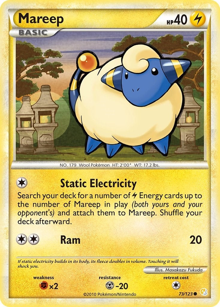 Image for Mareep (73/123) (HeartGold SoulSilver) (HS) - Pokemon