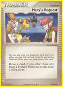 Mary's Request (86/115) (EX Unseen Forces) Pokemon