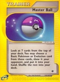 Master Ball (143/165) (Expedition) (EX) Pokemon