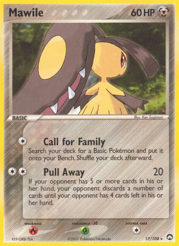 Mawile (17/108) (EX Power Keepers) Pokemon