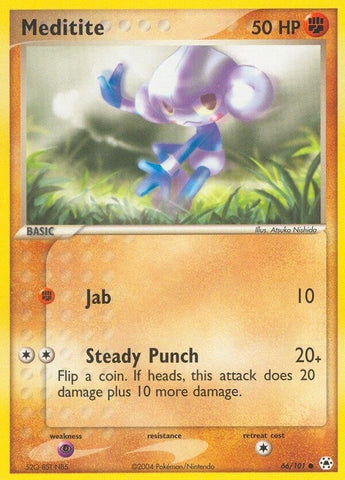Image for Meditite (66/101) (Hidden Legends) - Pokemon
