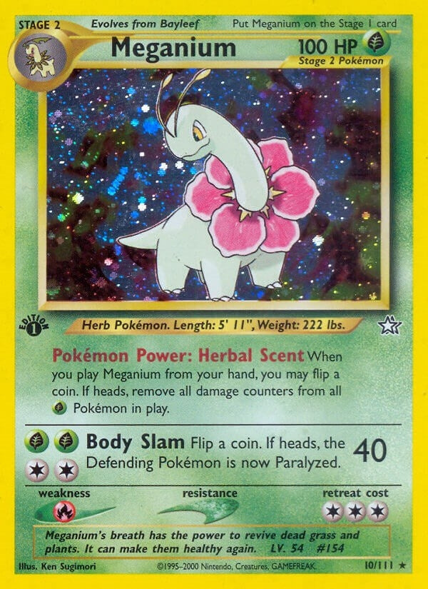 Image for Meganium (10) (010/111) (Neo Genesis) (N1) - Pokemon