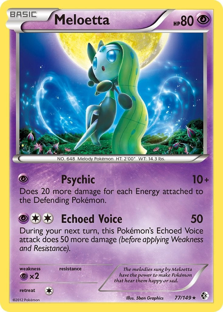 Image for Meloetta (77/149) - Pokemon