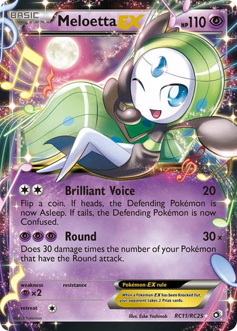 Image for Meloetta EX (RC11/RC25) (Legendary Treasures: Radiant Collection) - Pokemon