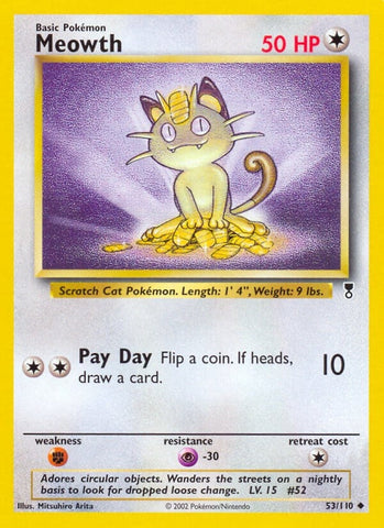 Meowth (053/110) (Legendary Collection) Pokemon
