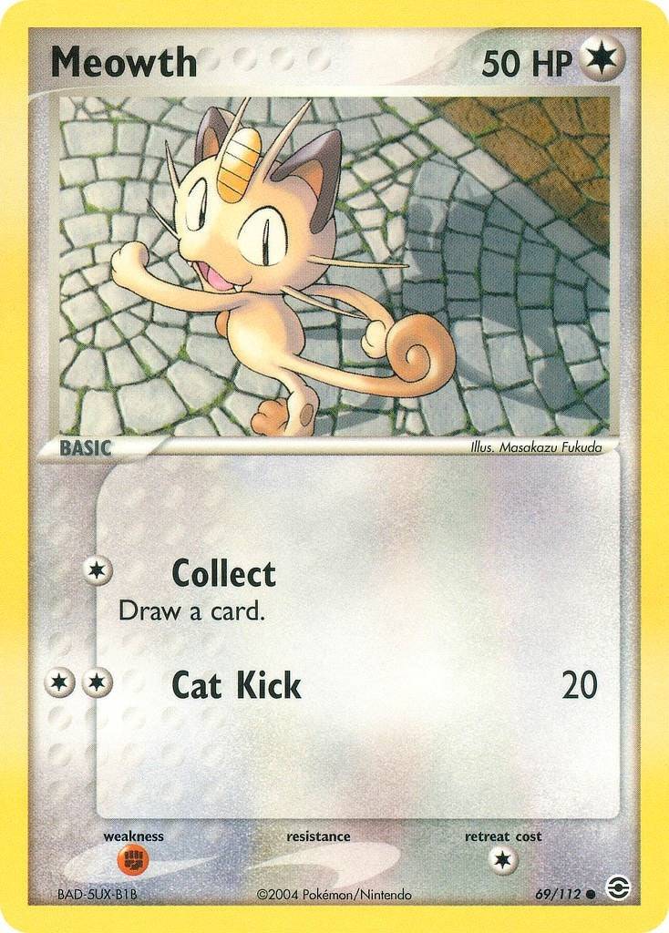 Meowth (69/112) (EX FireRed & LeafGreen) Pokemon