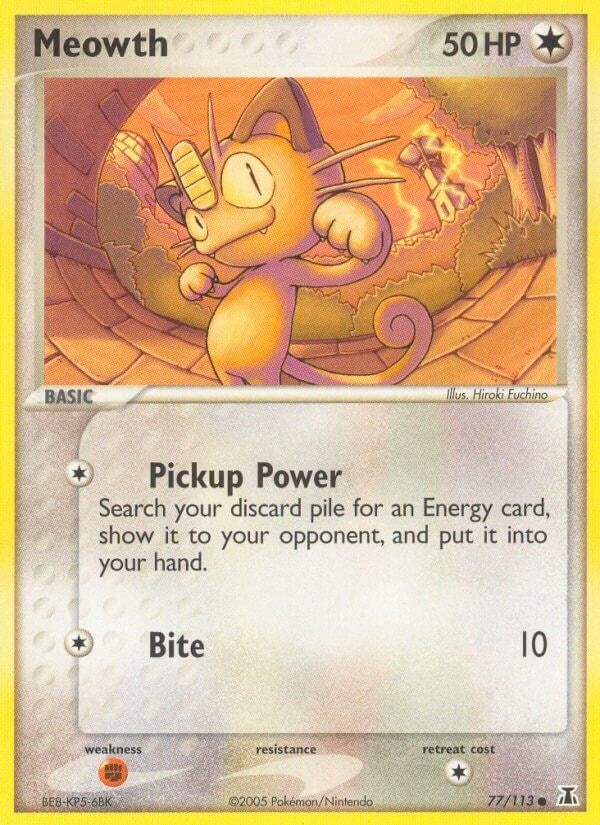 Image for Meowth (77/113) - Pokemon
