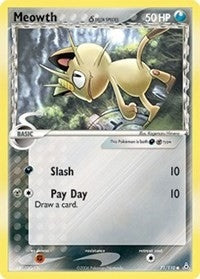 Meowth (Delta Species) (71/110) (EX Holon Phantoms) Pokemon