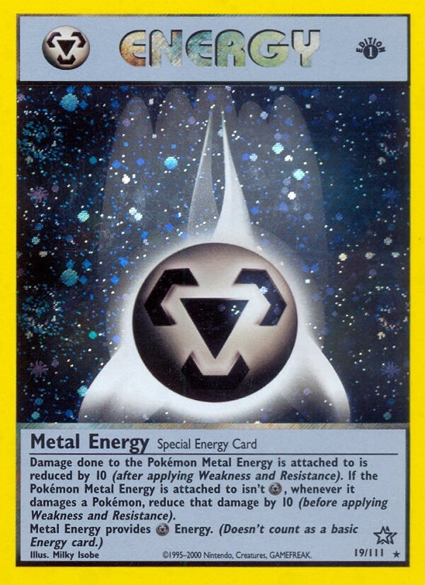 Metal Energy (019/111) (Neo Genesis) Pokemon